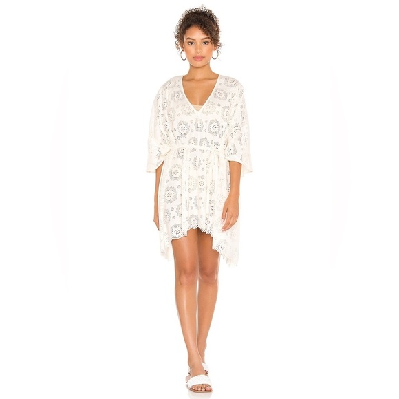 NWT REVOLVE Lovers and Friends Aldea Mini Dress in Ivory Sz S - Picture 3 of 14